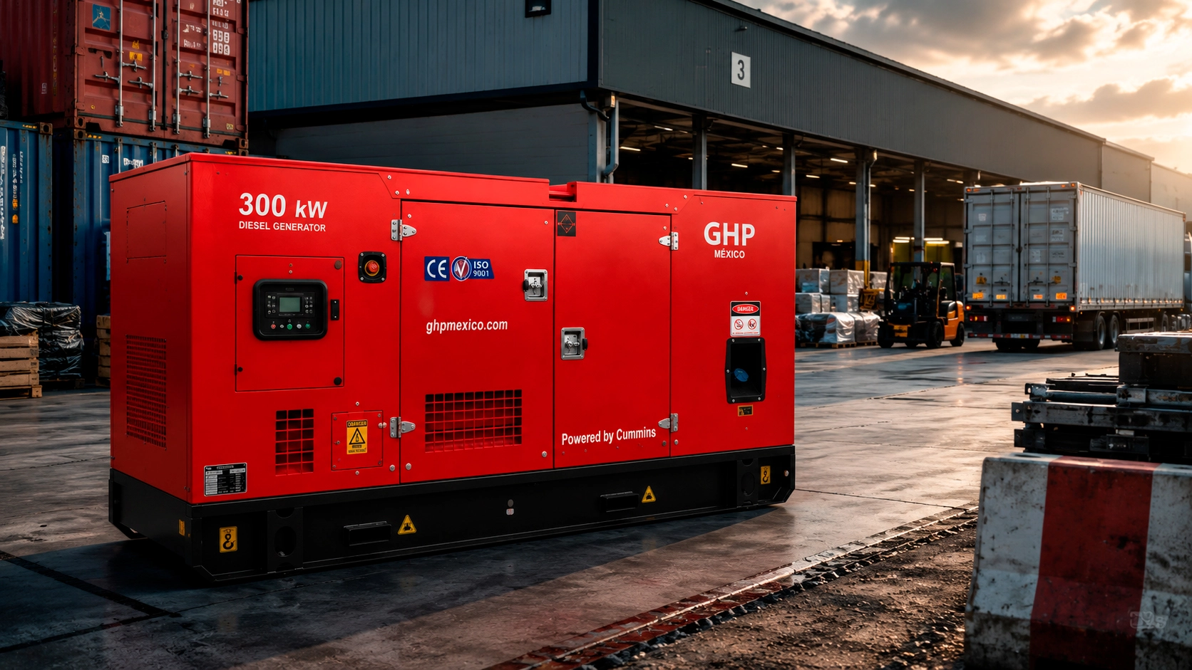 Generador GH Power para obra, construcción y logística en México